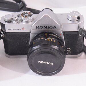 Konica Autoreflex A SLR Film Camera with Hexanon AR 57mm F1.4 Lens Tested